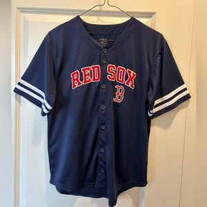 Navy Blue Boston Red Sox Jersey Youth large